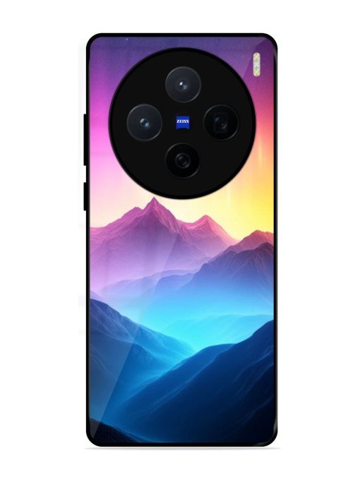 Cosmic Mountains Glossy Soft Edge Case for Vivo X200 (5G)