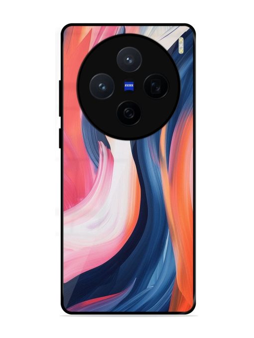 Whirling Hues Glossy Soft Edge Case for Vivo X200 (5G)