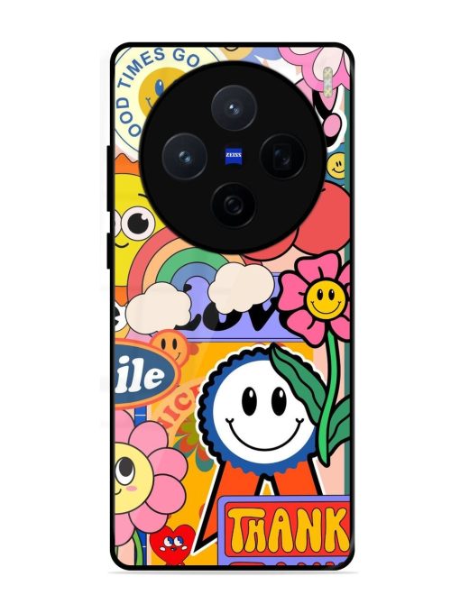 Good Times Good Vibes Glossy Soft Edge Case for Vivo X200 (5G)