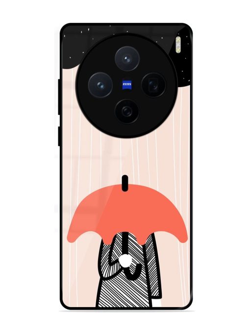 Stormy Weather, Shielded Soul Glossy Soft Edge Case for Vivo X200 (5G)