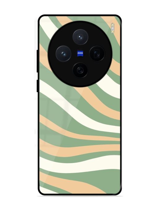 Wavy Pastel Paradise Glossy Soft Edge Case for Vivo X200 (5G)