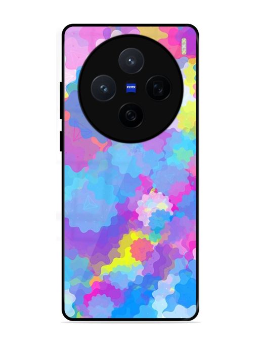 Psychedelic Cloud Burst Glossy Soft Edge Case for Vivo X200 (5G)