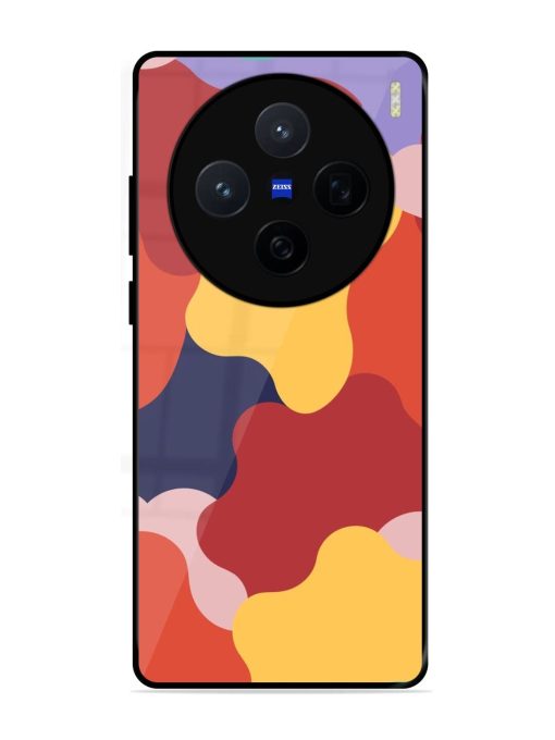 Gooey Color Chaos Glossy Soft Edge Case for Vivo X200 (5G)