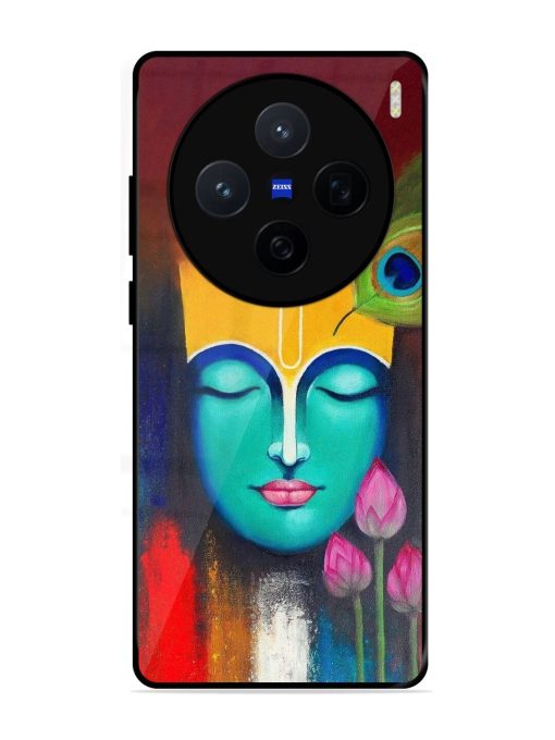 Divine Tranquility: The Face Of Krishna Glossy Soft Edge Case for Vivo X200 (5G)