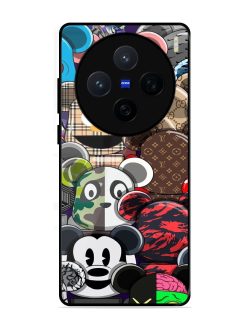 Streetwear Bearbrick Extravaganza Glossy Soft Edge Case for Vivo X200 (5G)