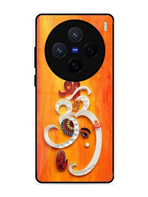 Ganesha In Quilling Art Glossy Soft Edge Case for Vivo X200 (5G)
