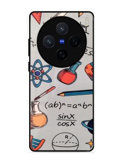 Science Doodle Delight Glossy Soft Edge Case for Vivo X200 (5G)
