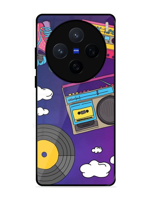 Retro Vibes Glossy Soft Edge Case for Vivo X200 (5G)