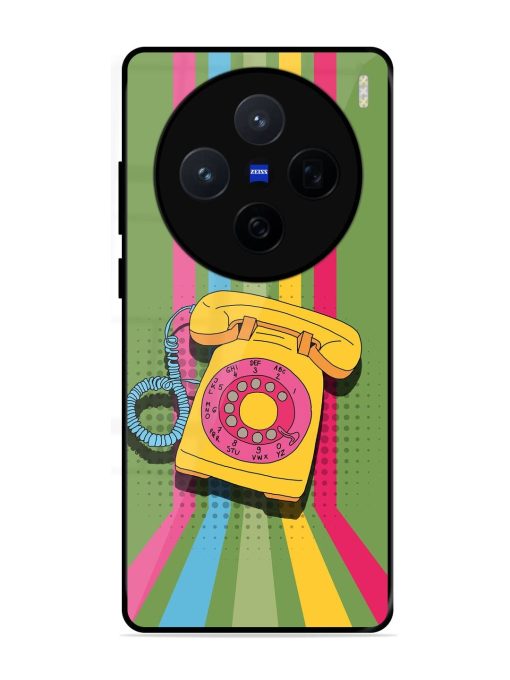 Retro Dialer Glossy Soft Edge Case for Vivo X200 (5G)