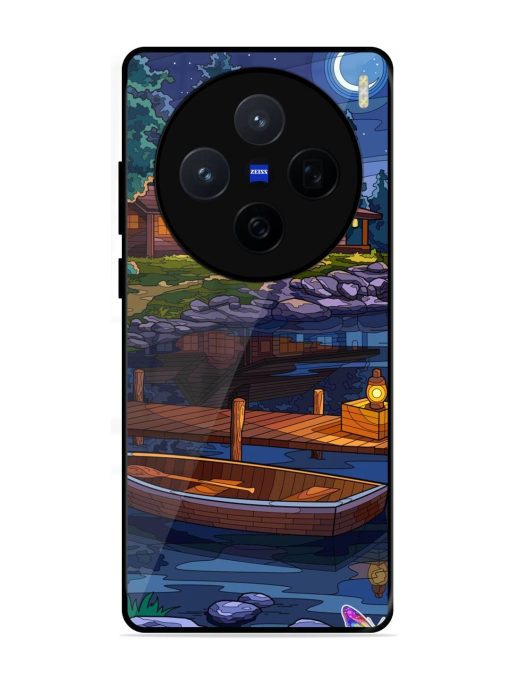 Moonlit Serenity Glossy Soft Edge Case for Vivo X200 (5G)