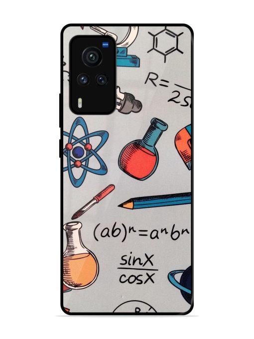 Science Doodle Glossy Soft Edge Case for Vivo X60 Pro