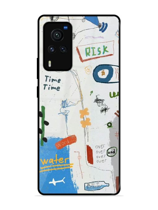 Mind Map Madness Glossy Soft Edge Case for Vivo X60 Pro