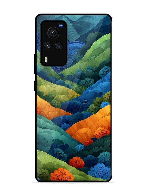 Serene Summits Glossy Soft Edge Case for Vivo X60 Pro
