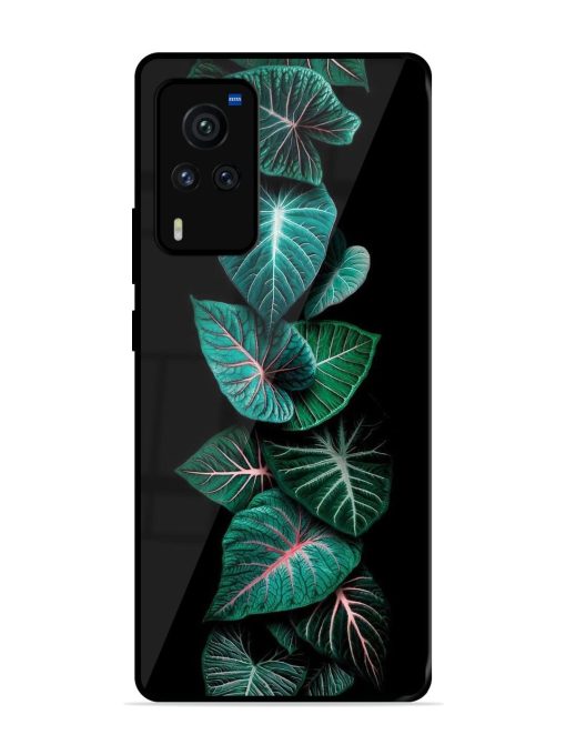 Emerald Elegance Glossy Soft Edge Case for Vivo X60 Pro