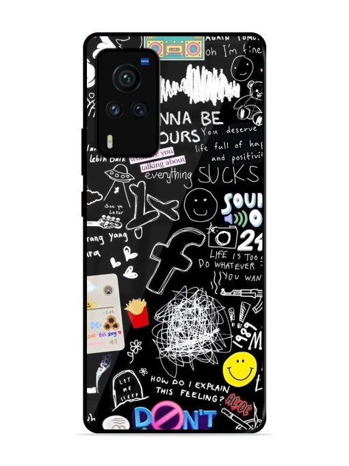 Doodle Diary Glossy Soft Edge Case for Vivo X60 Pro