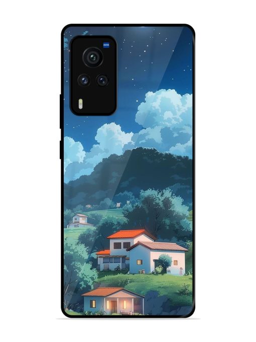 Peaceful Nightscape Glossy Soft Edge Case for Vivo X60 Pro
