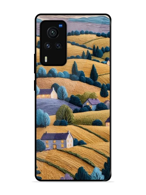 Rolling Hilltop Haven Glossy Soft Edge Case for Vivo X60 Pro