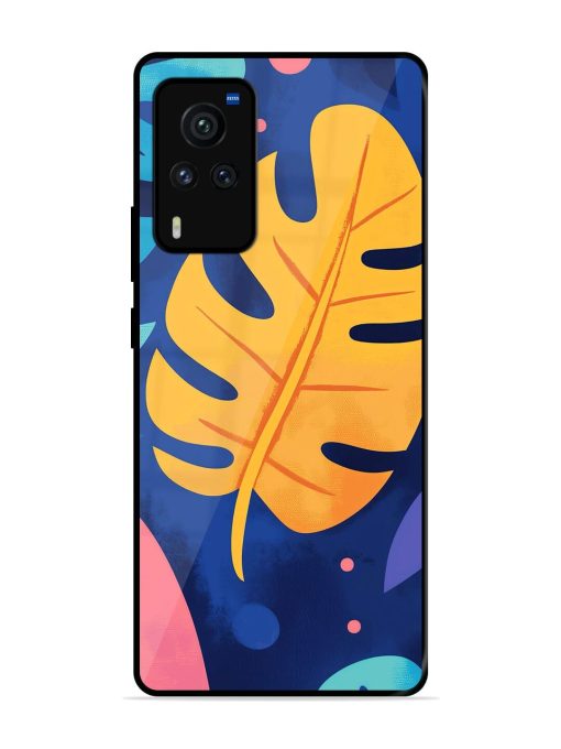 Tropical Tapestry Glossy Soft Edge Case for Vivo X60 Pro