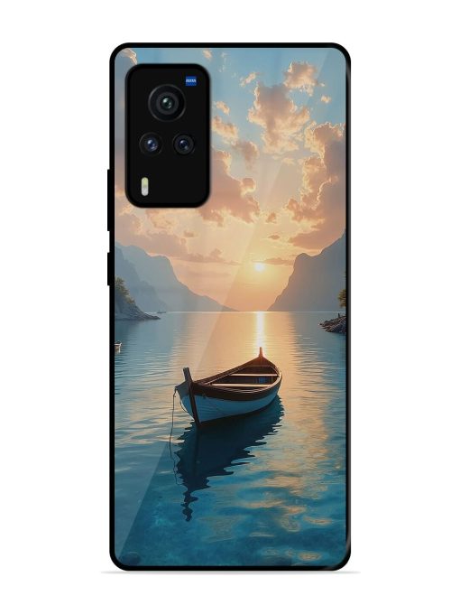 Serene Sunset Glossy Soft Edge Case for Vivo X60 Pro
