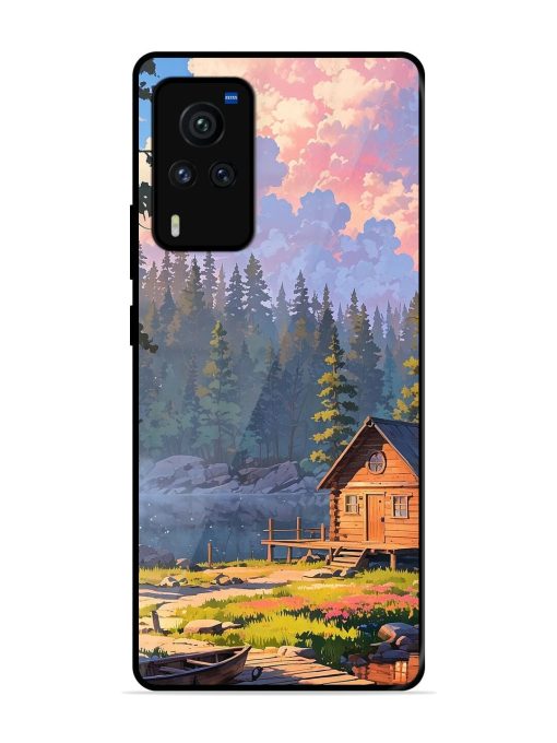 Lakeside Serenity Glossy Soft Edge Case for Vivo X60 Pro
