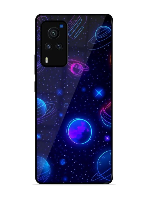 Neon Cosmos Glossy Soft Edge Case for Vivo X60 Pro