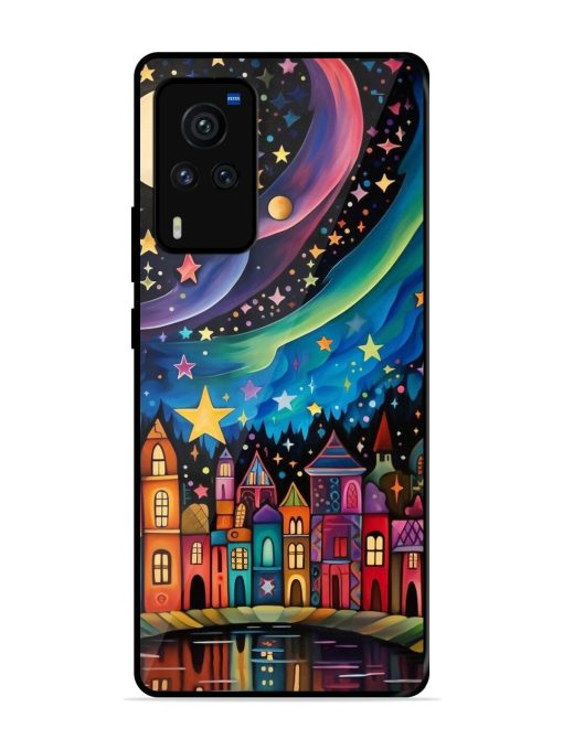 Starlit Village Glossy Soft Edge Case for Vivo X60 Pro