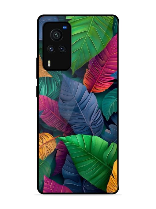 Tropical Tapestry Glossy Soft Edge Case for Vivo X60 Pro