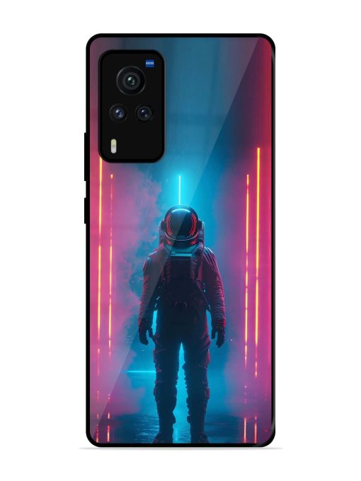 Neon Astronaut Glossy Soft Edge Case for Vivo X60 Pro