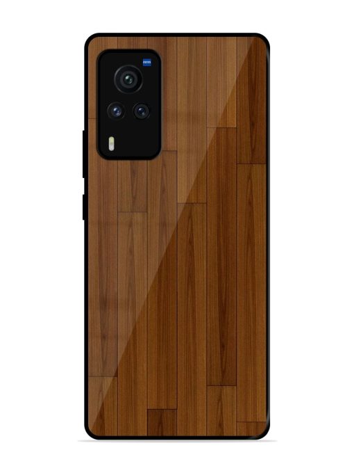 Warm Woodgrain Glossy Soft Edge Case for Vivo X60 Pro