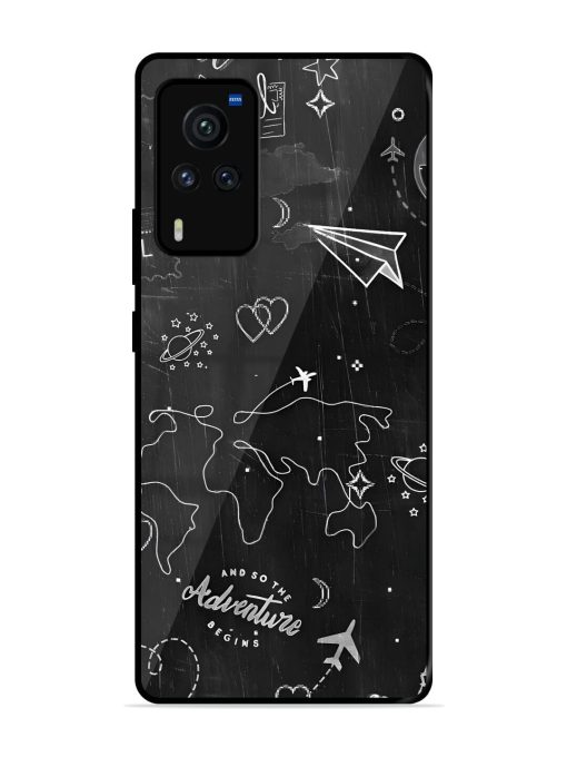 Wanderlust Sketchbook Glossy Soft Edge Case for Vivo X60 Pro