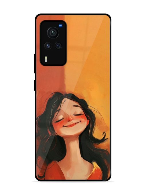 Neon Girl Glossy Soft Edge Case for Vivo X60 Pro