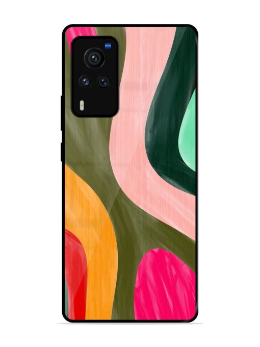 Wavy Wonderland Glossy Soft Edge Case for Vivo X60 Pro