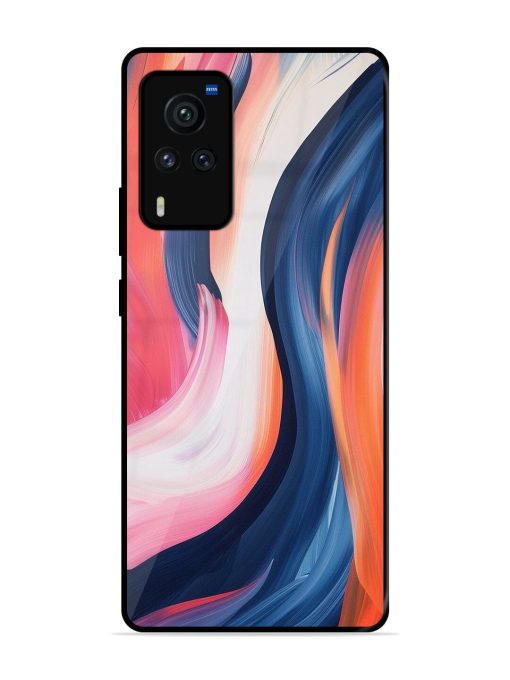 Whirling Hues Glossy Soft Edge Case for Vivo X60 Pro