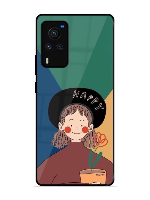 Happy Momo Glossy Soft Edge Case for Vivo X60 Pro
