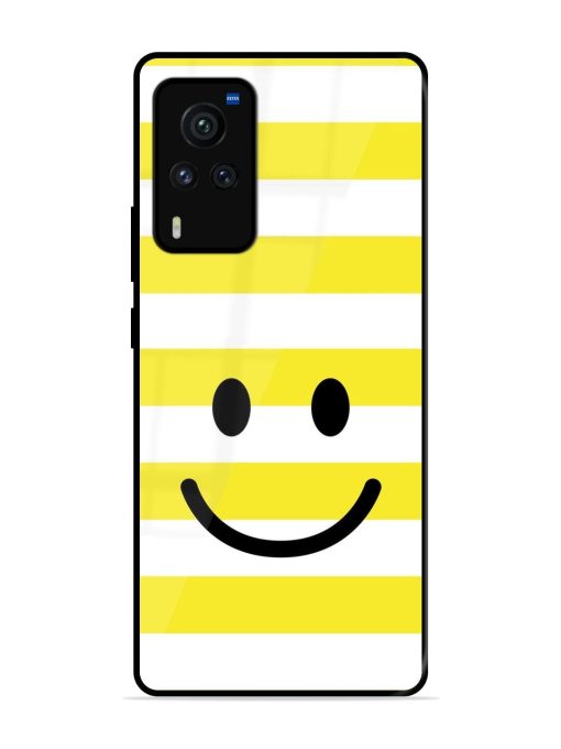 Smiling Stripes Glossy Soft Edge Case for Vivo X60 Pro