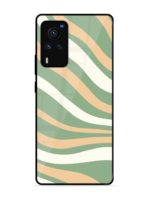 Wavy Pastel Paradise Glossy Soft Edge Case for Vivo X60 Pro