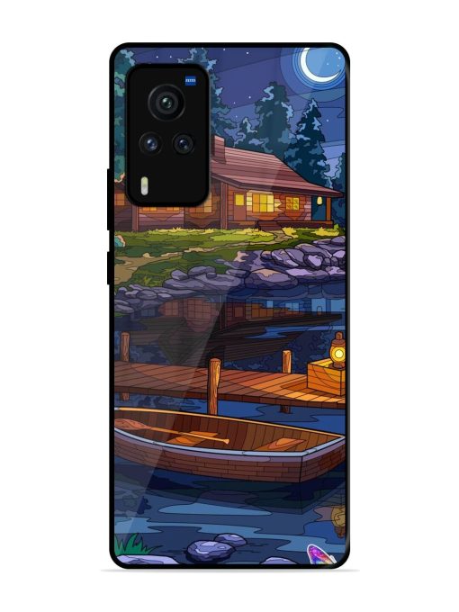 Moonlit Serenity Glossy Soft Edge Case for Vivo X60 Pro