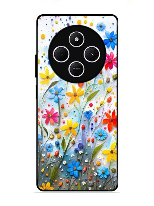 Vibrant Floral Glossy Soft Edge Case for Xiaomi Redmi 14C (5G)