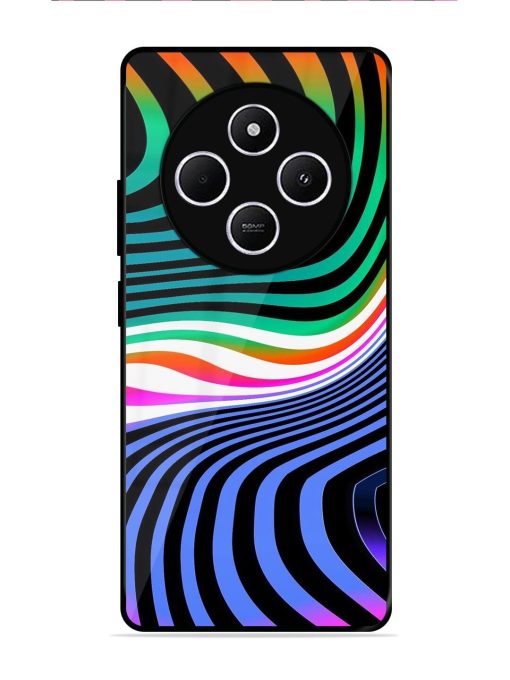Psychedelic Waves Glossy Soft Edge Case for Xiaomi Redmi 14C (5G)