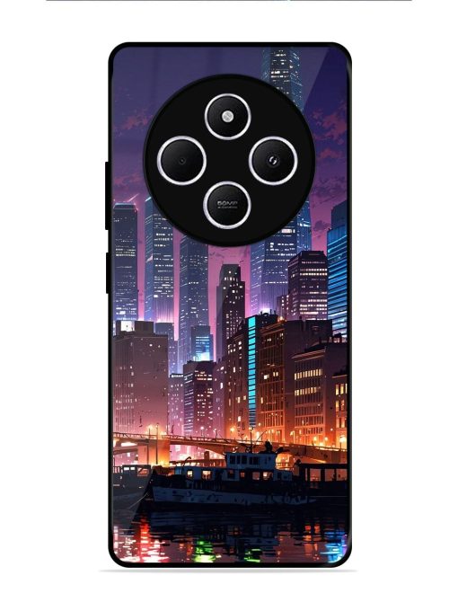 Neon Nightscape Glossy Soft Edge Case for Xiaomi Redmi 14C (5G)