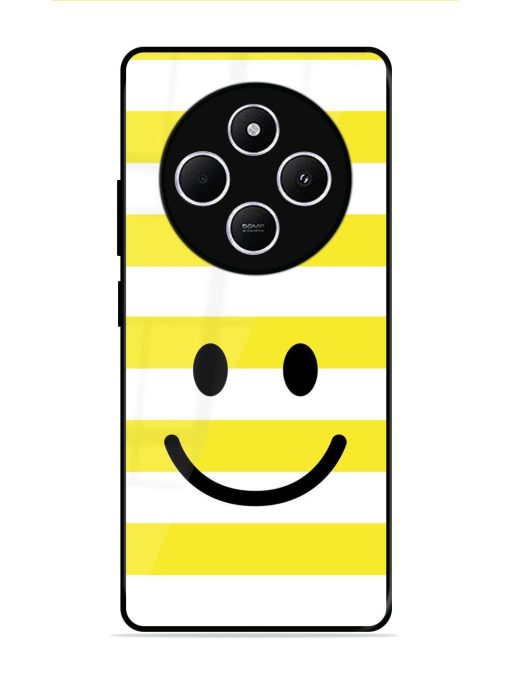 Smiling Stripes Glossy Soft Edge Case for Xiaomi Redmi 14C (5G)