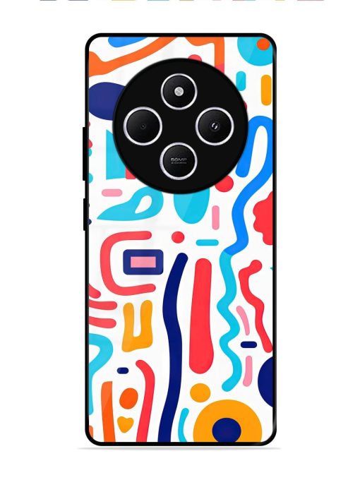 Whimsical Doodle Chaos Glossy Soft Edge Case for Xiaomi Redmi 14C (5G)