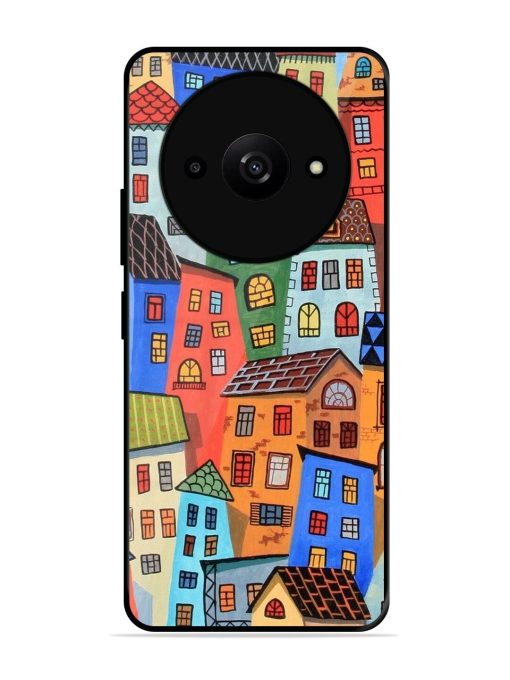 Rainbow House Glossy Soft Edge Case for Xiaomi Redmi A3X