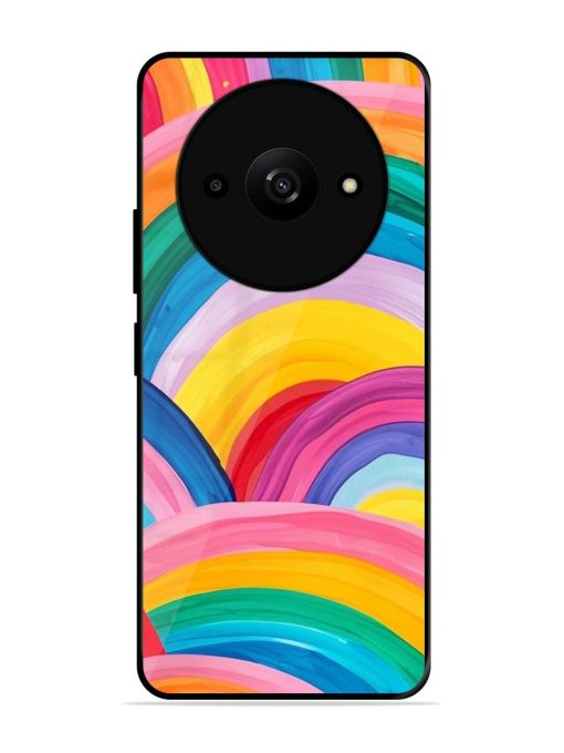 Rainbow Symphony Glossy Soft Edge Case for Xiaomi Redmi A3X