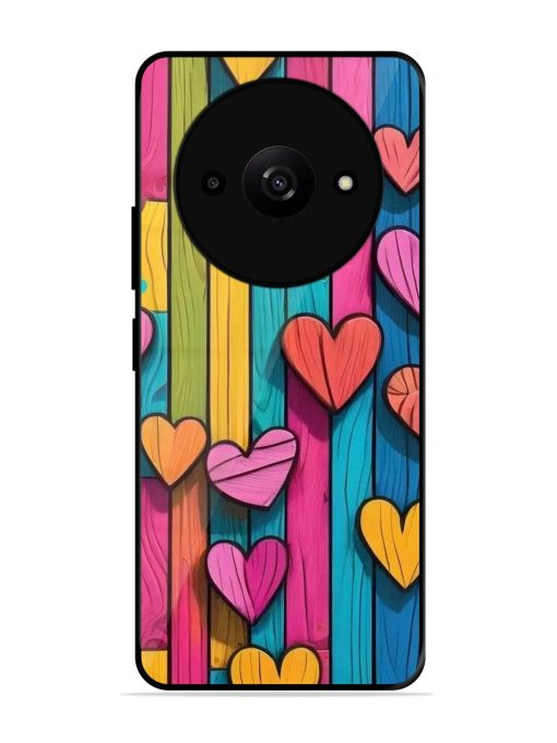 Rainbow Of Hearts Glossy Soft Edge Case for Xiaomi Redmi A3X