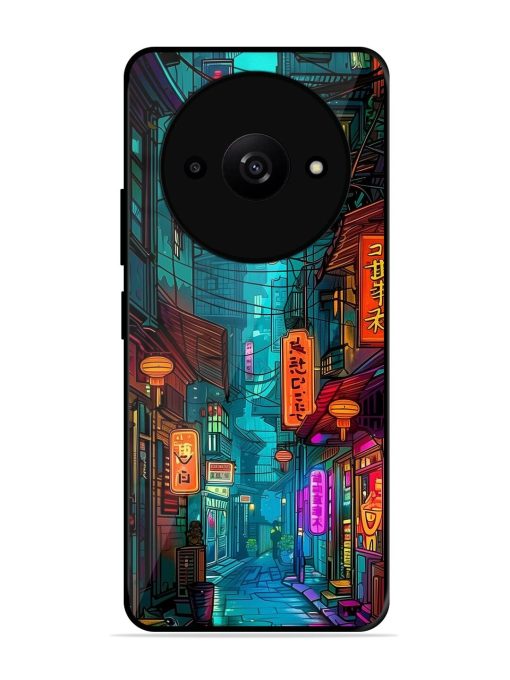 Neon Nightscape Glossy Soft Edge Case for Xiaomi Redmi A3X