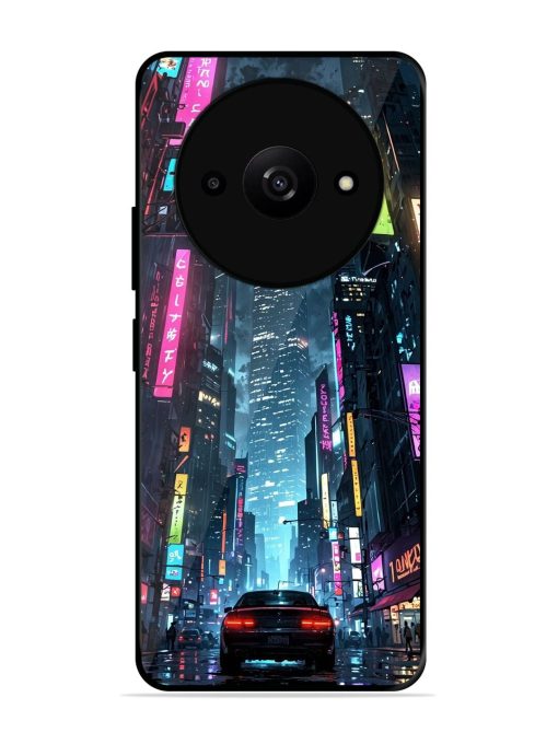 Neon Nightscape Glossy Soft Edge Case for Xiaomi Redmi A3X