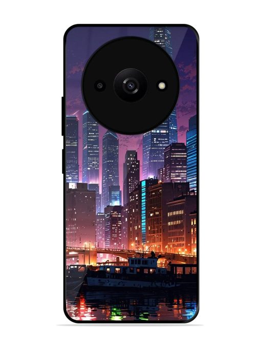 Neon Nightscape Glossy Soft Edge Case for Xiaomi Redmi A3X