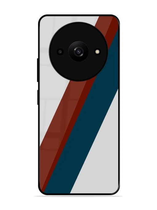 Slanted Stripes Glossy Soft Edge Case for Xiaomi Redmi A3X