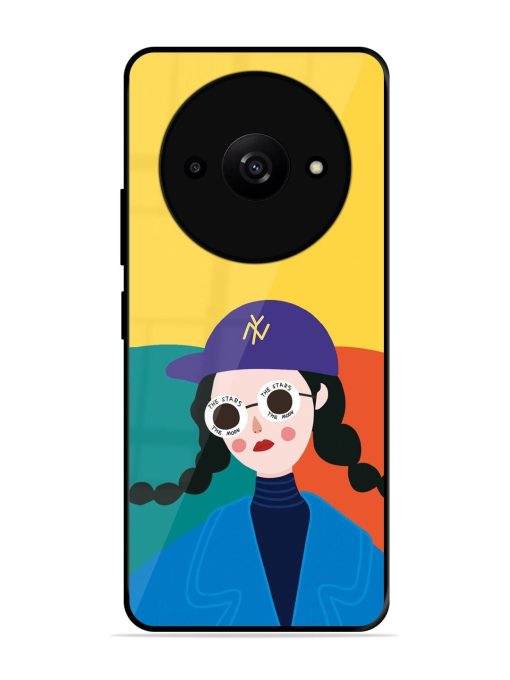 Starry-Eyed Girl Glossy Soft Edge Case for Xiaomi Redmi A3X